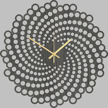 Load image into Gallery viewer, Wood Wall Clock Spiral